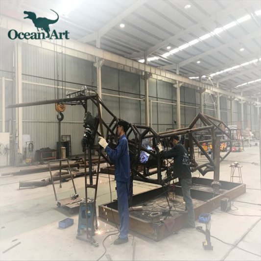 仿真恐龍制作現(xiàn)場(chǎng)-霸王龍制作過(guò)程