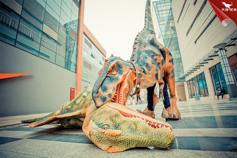 恐龍皮套，恐龍表演服