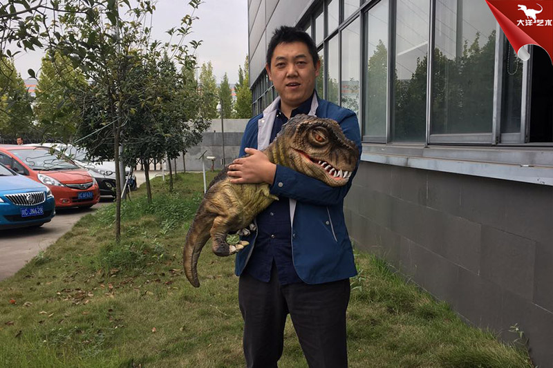 恐龍手偶，抱在手里的恐龍