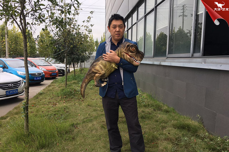 恐龍手偶，抱在手里的恐龍
