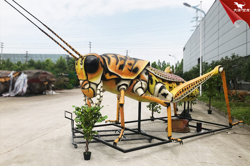 蚱蜢，仿真昆蟲模型制作