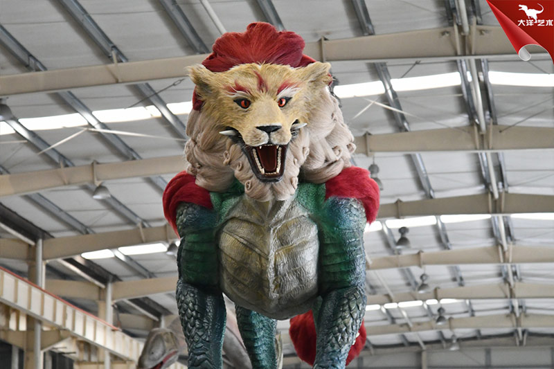 大型仿真動物模型-火麒麟模型