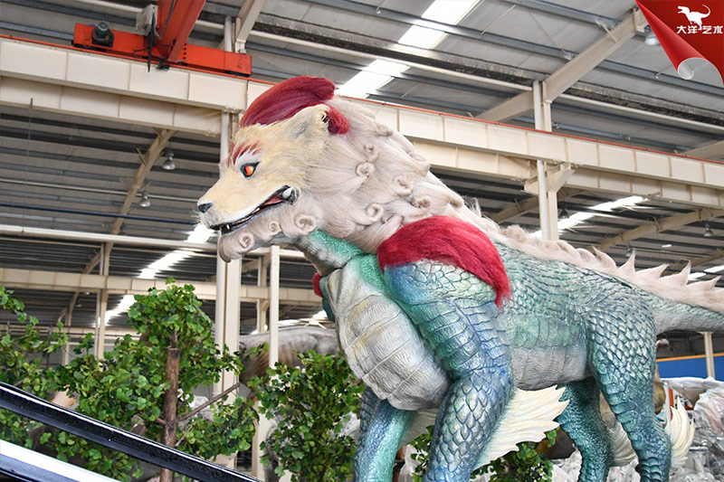 大型仿真動物模型-火麒麟模型