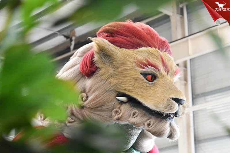 大型仿真動物模型-火麒麟模型