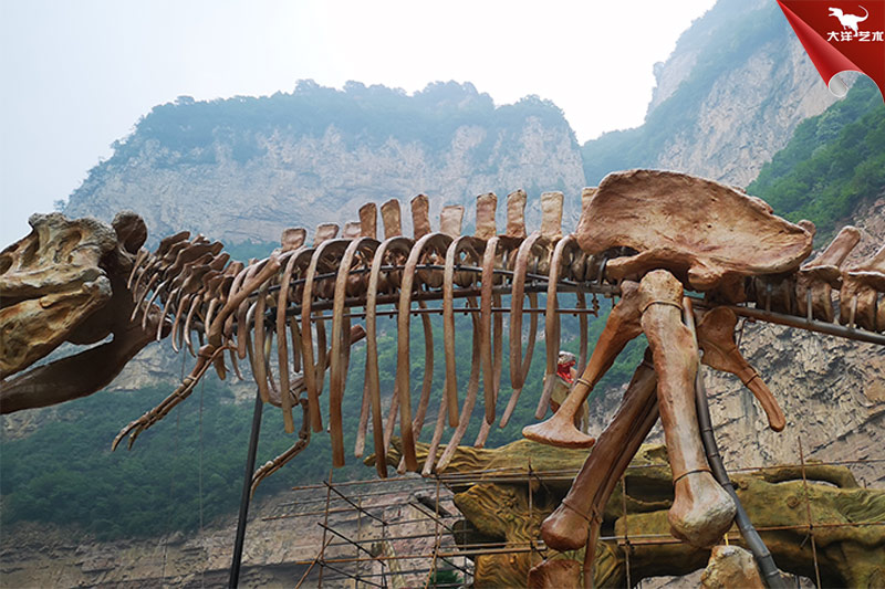 恐龍化石骨架，霸王龍化石骨架
