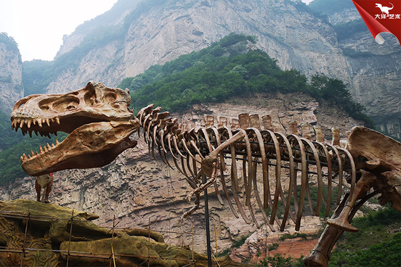 仿真恐龍骨架，霸王龍化石骨架