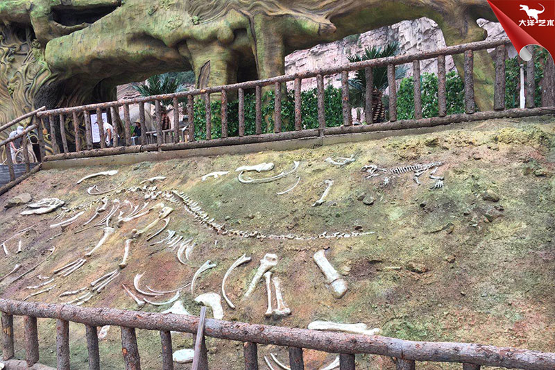 恐龍化石，恐龍骨架模型