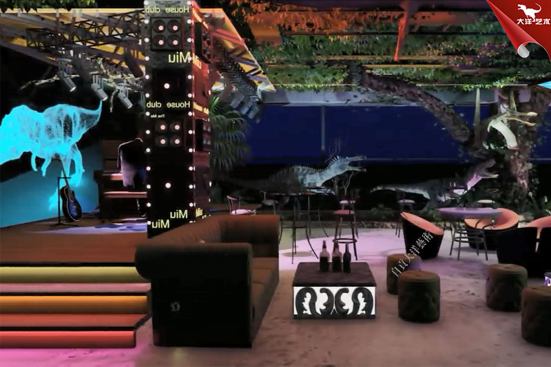 恐龍主題音樂酒吧設(shè)計(jì)方案
