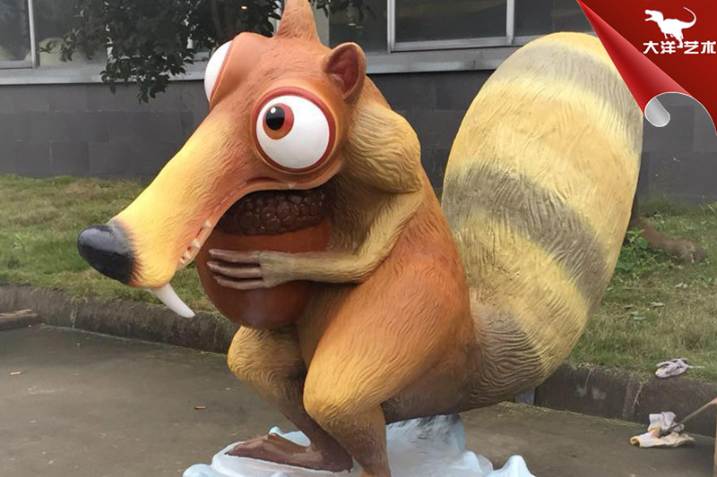 冰河世紀(jì)-吃堅(jiān)果的松鼠模型